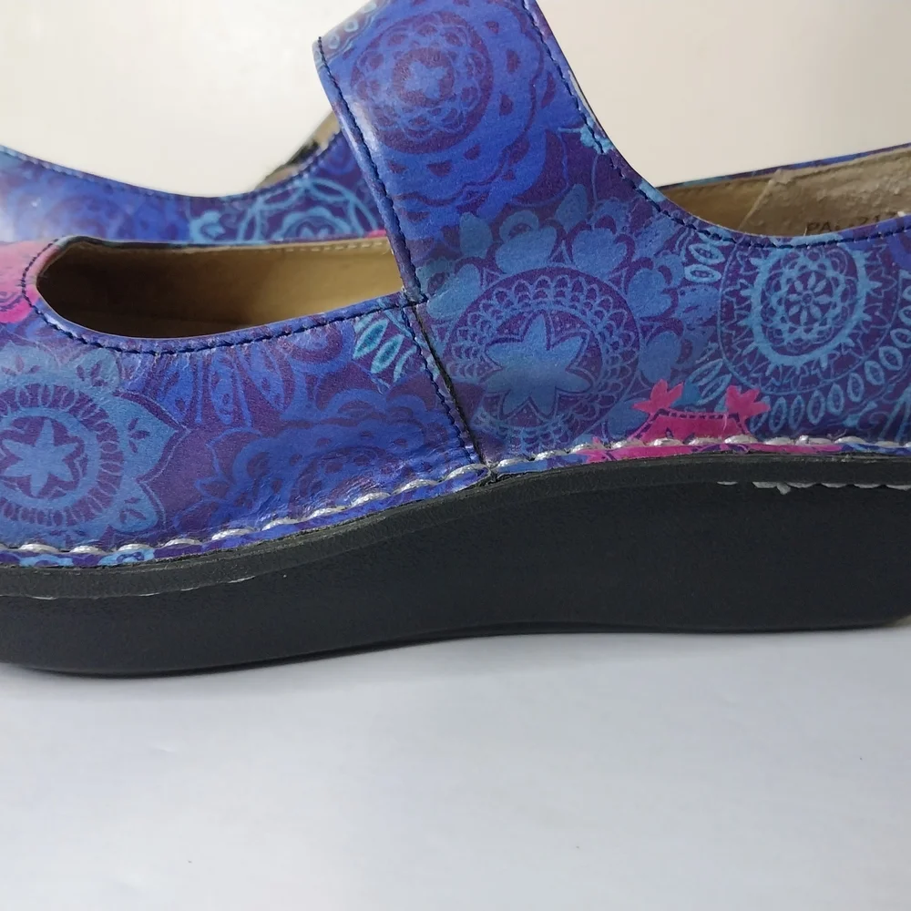 ALEGRIA Clogs Shoes Size 3 Girls Leather Upper